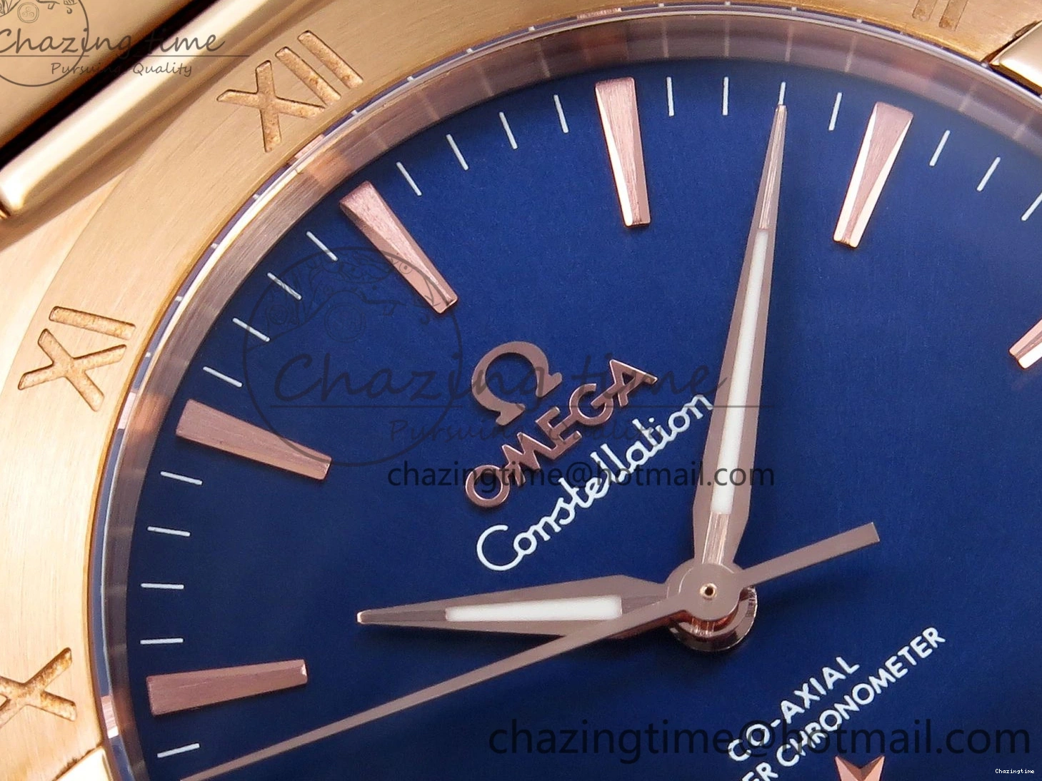0327 Constellation 39mm RG ASWF 1:1 Best Edition Blue Dial on RG Bracelet A Practical 7778